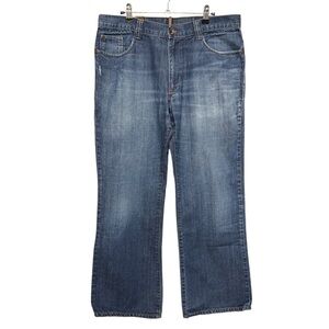 {Timberland} "Boot Fit" 34 34x32 Blue 100% Cotton Bootcut Leg Denim Jeans